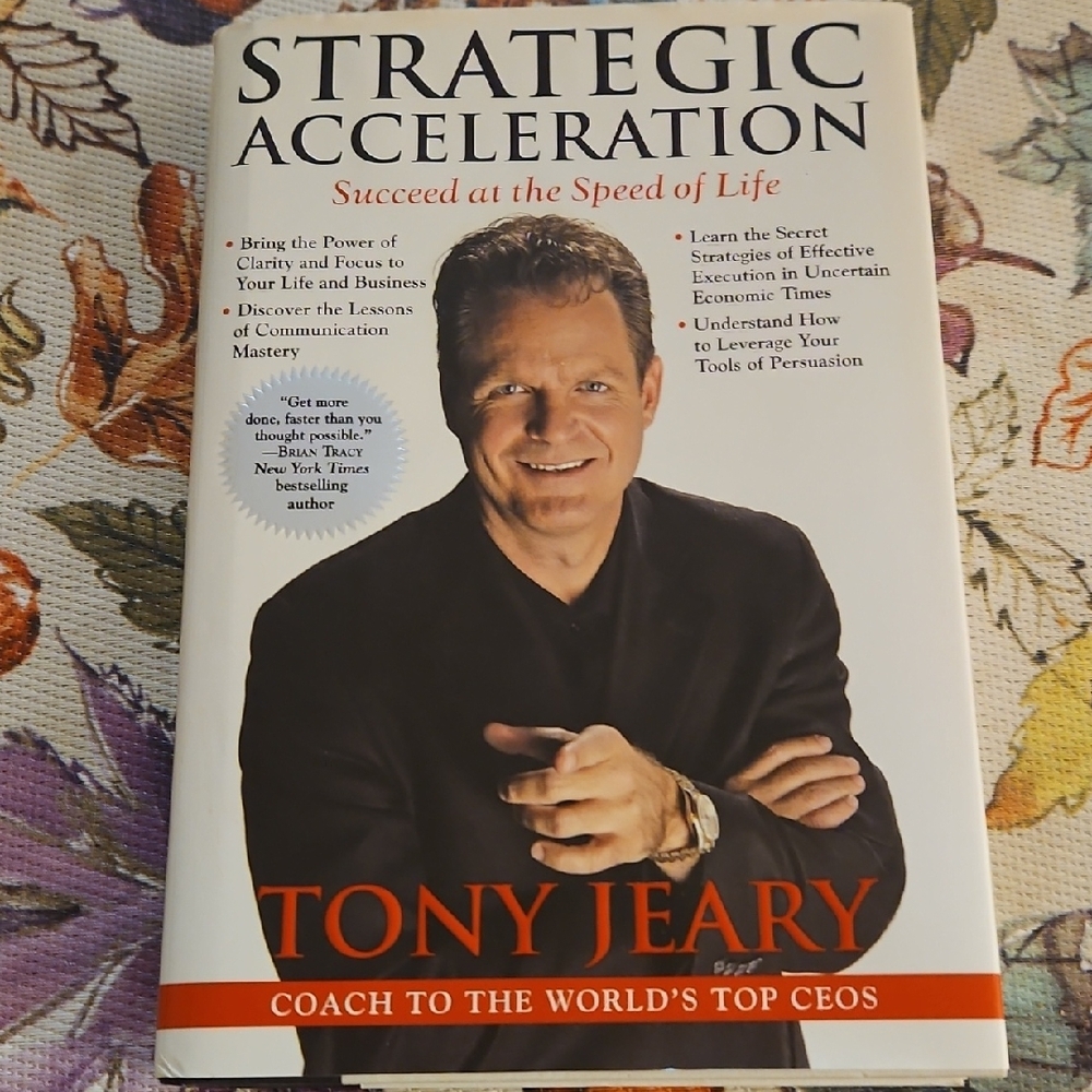Strategic Acceleration Book by Tony Jeary